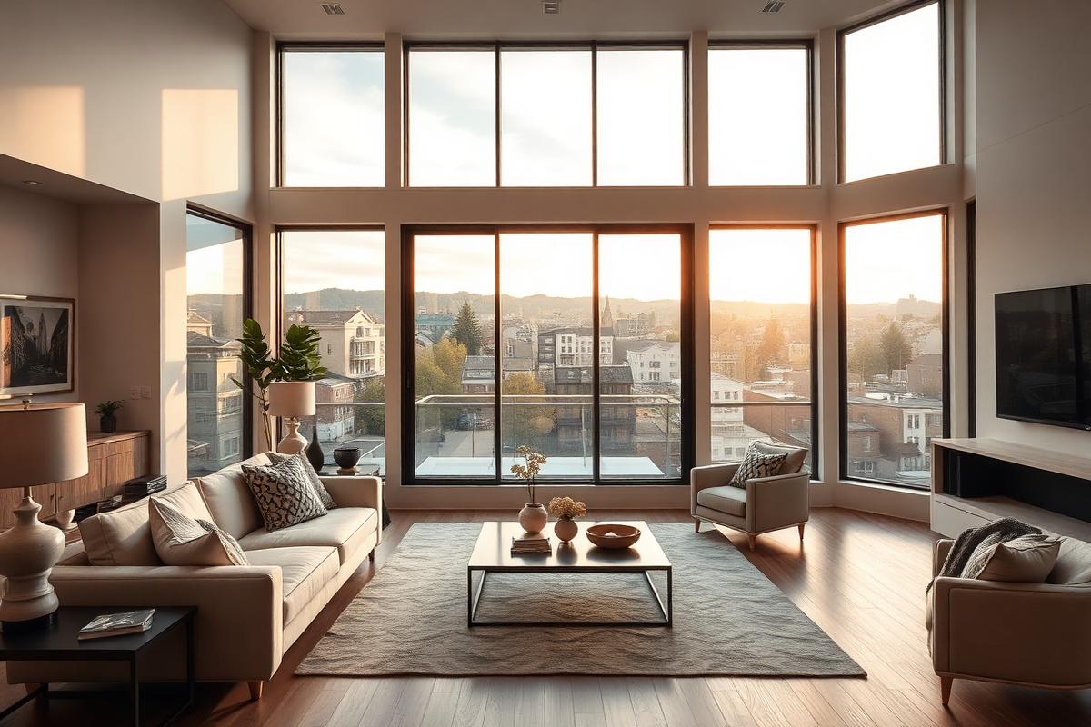 Beautiful modern home interior in Pittsburgh