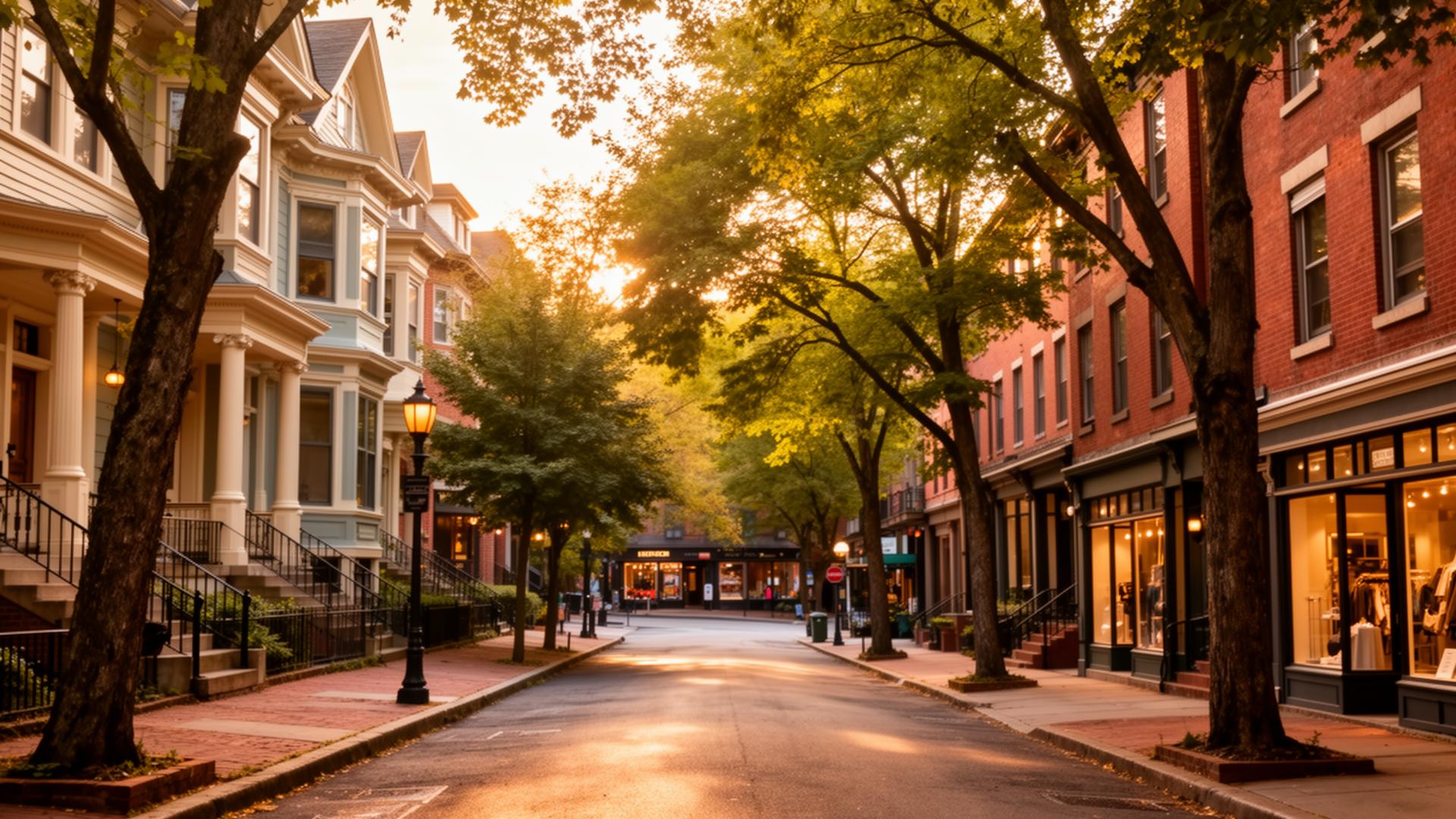 Shadyside, Pittsburgh neighborhood street scene
